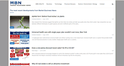 Desktop Screenshot of marketbusinessnews.com