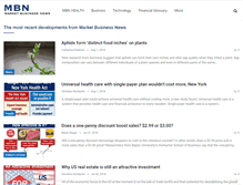 Tablet Screenshot of marketbusinessnews.com